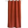 ED ENJOY HOME Tenda termica isolante, 140 x 240 cm, terracotta, co. Fiordo | Tenda con occhielli, antifreddo, fodera in pile nero, per soggiorno, sala da pranzo e camera da letto