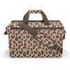 reisenthel Allrounder L Pocket - Borsa versatile per viaggi, lavoro e tempo libero, con pratica funzione di fissaggio al carrello, Leone Macchiato, L, Classico
