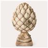 KeyHome Store Pigna Shabby in Resina Bianco H.40 cm