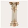 KeyHome Store Base Capitello Shabby in Resina Bianco Antico H.85 cm
