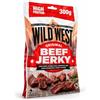 Wild West Beef Jerky Original 300 g Big Pack - Strisce di manzo essiccato affumicato, snack proteico
