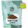CIBO CRUDO crudo biologico vegan Farina di Canapa Bio e Cruda - 500 g. Farina di Semi di Canapa Decorticati. Polvere di Semi di CanapaBio Integrale. Ricca di Omega 3 e Omega 6.