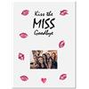 Presentou Kiss The Miss Goodbye - Tela con Scritta in Lingua Tedesca, 30 x 40 cm