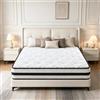 YIDATONG Materasso Matrimoniale 140 x 190 cm, Altezza 30 cm | Letto Matrimoniale, Materasso Ibrido a Molle Insacchettate e Memory Foam, Rigidità Media, 7 Zone, Ortopedico, Antiacaro