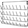 OFFSCH Porta Filo da Rocchetti da 32 Posti in Metallo, Organizer da Parete Nero 40X31 CM, Ganci per Cucito e Ricamo, per Lavori Artigianali e Quilting