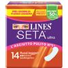 FATER SpA LINES Seta Ultra Flussi Leggeri Assorbenti con Ali, 14 pezzi