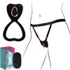 MySecretCase Vibratoreper Donna Telecomando Stimolatore Clitoride Femminile | Vibratore Indossabile con Cinghia 3 Modalità 7 Intensità Silicone IPX6 USB Vibratore Comando a Distanza Sexytoysys Coppia