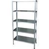 Scaffale 5 Ripiani in Metallo Galvanizzato Fadi Silver