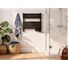 PUR LINE Scaldasalviette elettrico compatto nero 100W NTW-08 Purline