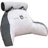 Poggapp Lettura con braccioli - Lettura con traversinino rimovibile - Poggiapiedi 2 in 1 per sedersi nel letto | Comfort ed ergonomia Cuscino a cuneo posteriore divano