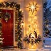 Generico Decorazione da parete illuminata con presepe, decorazione natalizia (1pcs) | a LED da appendere, ornamento religioso dalla luce calda, con scena della Sacra Famiglia e luci calde per la casa