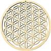 Humkopnl 30,5 cm Flower Of Life Wall Art | Alberi rotondi della vita arte da parete in legno | della vita geometria sacra arte da parete in legno | Ritaglio decorazione da appendere albero in legno