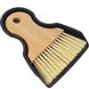 Ruispeed Mini-Besen- und Kehrschaufel-Set, portaspazzola a Mano con Manico in bambù, Piccolo spazzolinetto per casa, Bagno, Cucina, Interni Auto, Ufficio, Aree per Animali Domestici (Nero)