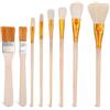 Hariendny 8 pennelli per pittura in ceramica, pennelli in ceramica, pennelli morbidi per la tecnica dei tovaglioli, per la sigillatura in ceramica, per la glassa, per ceramiche, per ceramiche, per ceramiche