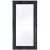vidaXL Specchio da Parete Stile Barocco 100x50 cm Nero