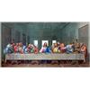 HOPNRU L'ultima cena Wall Art Picture Da Vinci Rinascimento Religioso Poster Stampa Tela Pittura Moderna Sala da pranzo Soggiorno Decorazione dell'ufficio (50x100cm-Senza Cornice)