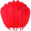 Ballinger Grandi piume d'oca rosse, 120 piume da 15-20,3 cm, per fai da te, ali d'angelo, acchiappasogni e decorazioni per feste di nozze
