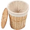 Toddmomy Vimini Cesto Portabiancheria Grande Capacità, Coperchio | Case e Hotel, Uso Multifunzionale, Design Intrecciato Elegante, Pratico per Biancheria, Panni, Giocattoli