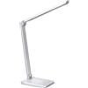 Beliani Home Office LED Lampada da scrivania Materiale sintetico Luminosità e colore regolabili Dimmer Bianco