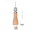 Générique Kit di Riparazione della Cuoio, Kit di Punzoni da Cucire Kit Ago di Riparazione Punto di Blocco Strumento Rapido, Kit di Ago di Riparazione Punto di Cucito