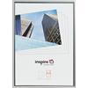 Hampton Frames | Easy Loader A3 Certificate/Photo/Poster Frame, 30x42cm, Silver, Perspex Front | Wall Mount, Portrait or Landscape Display, Chrome Effect | Secure Document Framing