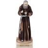 KUSTOM ART Santino Soprammobile Ornamentale Statua Religiosa San Padre Pio Colorata in Resina Altezza 10cm