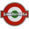 4R Quattroerre.it Patch Toppa per Lambretta Coccarda Italia, Ricamo Alta Definizione, Termoadesiva, Made in Italy, Licenza Ufficiale