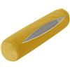 Generico Federa Cuscino Cervicale Traspirante con Cerniera Nascosta, Copri Cuscino Cilindrico 40x15 18x60 20x60 20x80, for Camera da Letto e Soggiorno(Giallo,50x20cm)