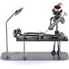 Steelman24 I Omini di Viti Medico I Idee Regalo Originale I Soprammobili in Metallo I Modellino