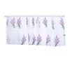 CHEOTIME Tende Corte Per Finestre Piccole, Tende Per Corte Ricamate, Per Finestre da Bagno in Poliestere, Mantovane Corte Per Cucina, Bagno, Camera da Letto(Viola)