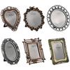 SOFPLATE 6 pz 6 stili A Forma di Cuore Mini Cornici Mini Cornici Vintage Rettangolari In Lega Piccole Piccole Assortite Colorate Retrò Supporti per Foto In Metlega Accessori per Casa Ufficio Auto Tavo