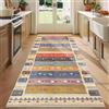Laegnfho Tappeto Corridoio Lungo Passatoia Corridoio Tappeto Cucina 50 x 130 cm | Antiscivolo Lavabile in Lavatrice Tappeti Runner, Tappeto per Corridoio, Camera da Letto, Lavanderia, Scale e Ingresso