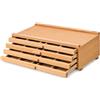 DJAR Cavalletto da Pittura in Legno, Cavalletto a Cornice ad A Regolabile per Bambini e Adulti, Espositore Pieghevole, Supporta Tele fino a 106 cm