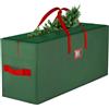 Generic Contenitore per albero di Natale, scatola portaoggetti per albero di Natale con manico solido, borsa per albero di Natale artificiale anti-umidità, scatola per albero di Natale per proteggere l'albero