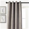 TRAMAS+ Tende in Pelle Scamosciata pero interni, Tende Opaca, Ognuna 140x300cm, Tende Termiche fiestra, Tende Velluto per Camera da Letto, Soggiorno - Grigio
