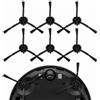 Jiyeo 6 Pezzi Spazzole Laterali di Ricambio per Dreame L10s Plus/Z10 Pro/D10s Plus Aspirapolvere Robot, Accessori Spazzola Laterale in Silicone Morbido per Pulizia Efficace