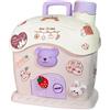 Generic Casetta a forma di casa - graziosa scatola per monete con , decorazione Saving Pot | Affascinante tavoli - Panca per bambini - Conservazione sicura di contanti per bambini, accento di