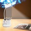 GOMETY lampada da scrivania per bambini, a LED dimmabile con vari livelli di luminosità, ricaricabile, a collo di cigno, lampada da lettura a LED con portapenne