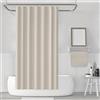AEKDCL Tenda da doccia extra lunga, pesante, in tessuto, lavabile, resistente alla muffa, impermeabile, in PEVA per doccia e vasca da bagno con tende da doccia