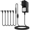 HENGBIRD Alimentatore Pedali Chitarra Alimentatore 9V Alimentatore 9V Pedali Chitarra - Adattatore di Alimentazione per Pedali Effetti 1-to-5 - Spina EU 9V 1A per Pedaliera