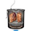 BROWIN® Forno per affumicatura in pentola 330115, 18 litri, affumicatoio per fornelli a gas, set da 5 kg, con termometro