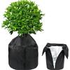 VIDSTW Copri Piante Inverno 45X50 CM Copertura Invernale per Le | Piante con Cerniera e Coulisse Protezione Termica per Vasi Antivento Antipioggia Balconi Terrazze Giardini Cortili