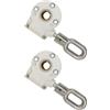 zolink Arganello manuale universale per caravan terrazzo campeggio tende da sole a bracci estensibili meccanismo ingranaggi tenda da sole avvolgibile (bianco, nucleo in rame143mm 2pc)