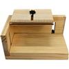 predolo Supporto in Legno con Righello Efficiente Applicatore Manuale di Etichette Compatto Posizionatore per Artigiani, Regolabile - Supporto Per Etichettatura Manuale