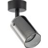 Plafoniera GU10 Orientabile da soffitto in Vetro Nero