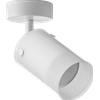 Plafoniera GU10 Orientabile da soffitto in Vetro Bianco