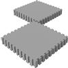 Gorilla Sports Set di tappetini protettivi GORILLA SPORTS® - 16 tappetini, 60x60x1,2 cm, antiscivolo, schiuma EVA, 5,76 m², grigio - Tappetini protettivi per pavimenti da palestra, tappetini da terra, tappetini a incastro, tappetini di supporto, …
