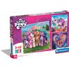 Clementoni Puzzle CLE 3x48 SuperKolor MyLittlePony 25322