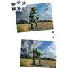 COPPENRATH SPG Coppenrath 21987 - Die Spiegelburg - Il mondo dei T-Rex - Puzzle lenticolare, 100 pezzi