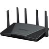 oCreon Router wireless TriBand da scrivania Synology rT6600ax - Nero